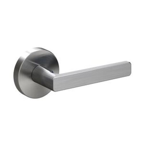 Medio Rivera Dummy Lever With QuickFix Brushed Satin Chrome - Schlage