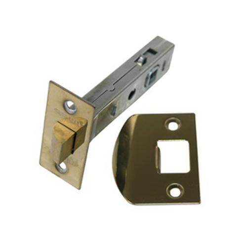 Mortice Latch 60mm Polished Brass MLS60.PB - Sylvan