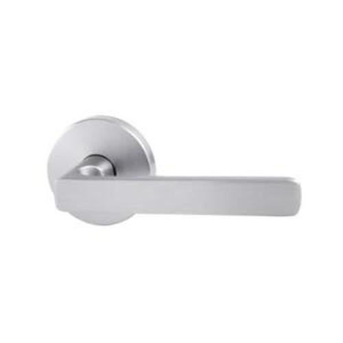 Medio Plus Dummy Single Rivera Large Rose Brushed Satin Chrome - Schlage