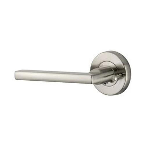 Asti Privacy Integrated Lever Handle Stain Nickel Plated I-90BK.SNP - Sylvan