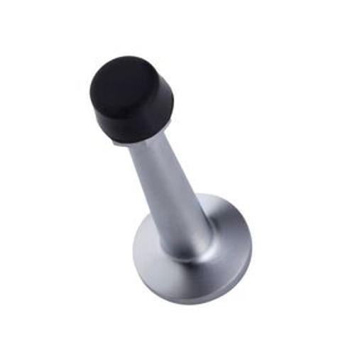 Door Stop Wall Mounted Standard Zinc Satin Chrome - Schlage 77mm 6 Pack