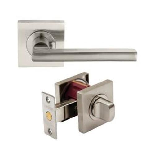 Futura Privacy Set Square Rose - Apex Aux Bolt Brushed Nickel
