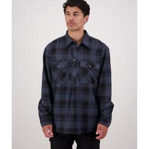 Egmont Shirt Mens Twin Pack Half Shirt Biscuit/Shadow - Swanndri S