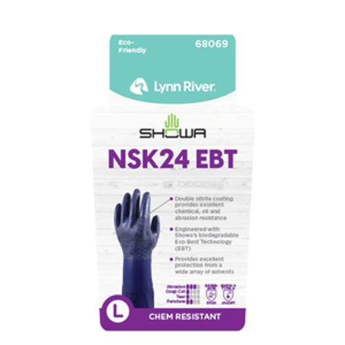 Showa NSK24 EBT Chemical Resistant Glove - Lynn River L