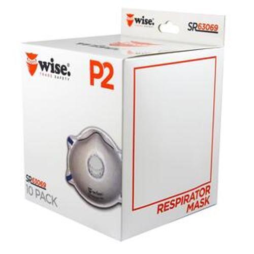 Wise P2 Mask With Valve 10 Pack - Lynn River