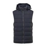 Men's Polar X Canvas Puffer Vest Black - Bushbuck XS