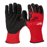Gloves Impact Cut Level 3 Nitrile Dipped - Milwaukee S