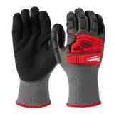 Gloves Impact Cut Level 5 Nitrile Dipped - Milwaukee S