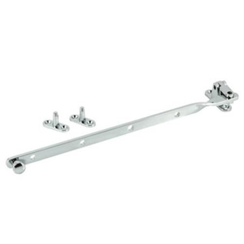 305mm Top Hung Window Fanlight Stay Chrome - Jaeco