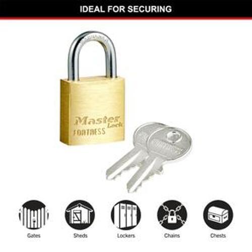Fortress Keyed Padlock Solid Brass - Master Lock 40mm