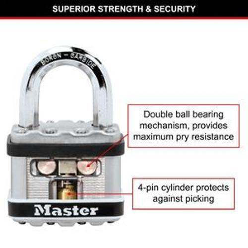 Padlock Stainless Steel - Master Lock 51mm