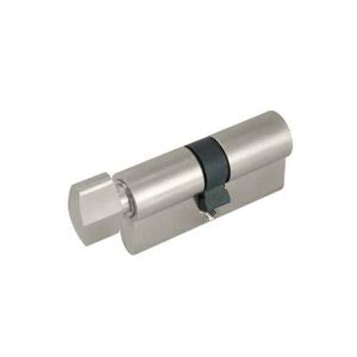 60mm Euro Cylinder Key/Snib Brushed Nickel