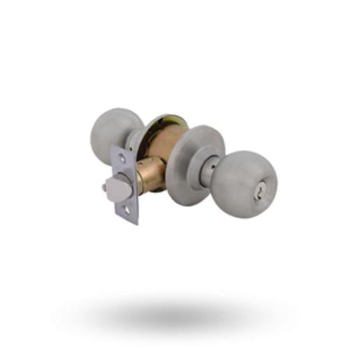 Entrance Set Orbit Satin Stainless Hinged Door 35-45mm Thick 60/70mm Backsets