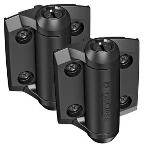 Truclose Self-Closing Pool Metal Gate Hinge 97 x - D&D 64mm Black