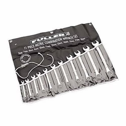 Professional 11-Piece Metric Combination Wrench Set Chrome Plated 421-1341