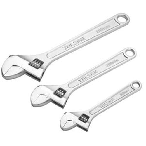 Adjustable Wrench Set 3 Piece - Tolsen