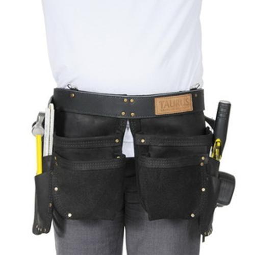 Pro4 Split Leg Apron - Taurus 50mm Leather 6 Outside 4 Inside Pockets 428TP