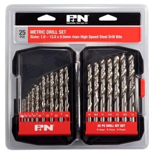 Jobber Drill Set 1.0-13mm x0.5 Rises 166044642 - P&N