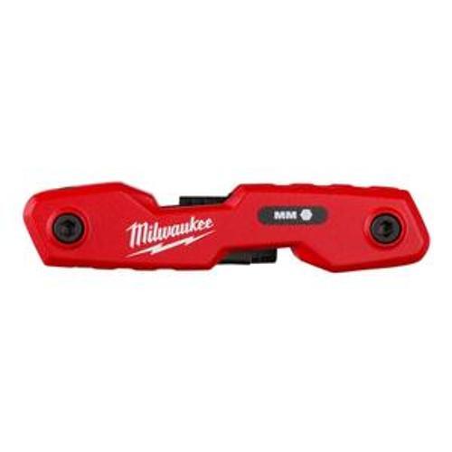 Folding Hex Key Set 8 Piece Metric - Milwaukee