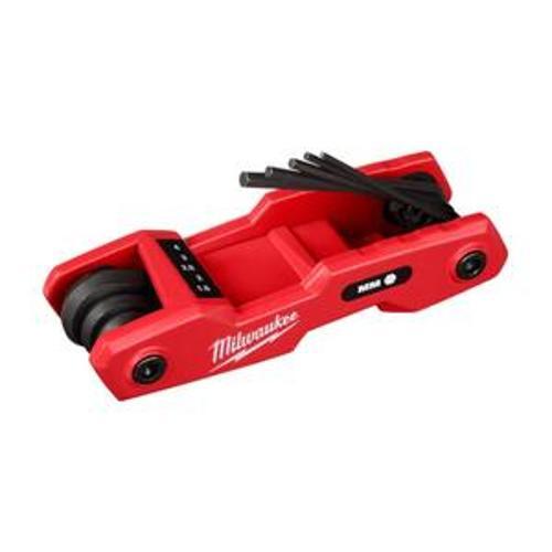 Folding Hex Key Set 8 Piece Metric - Milwaukee