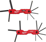 Folding Hex Key Set 17 Piece SAE/Metric - Milwaukee