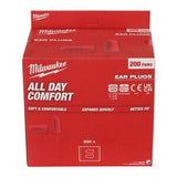 200Pk Tapered Uncorded Earplugs 200 Pack Dispenser Box - Milwaukee