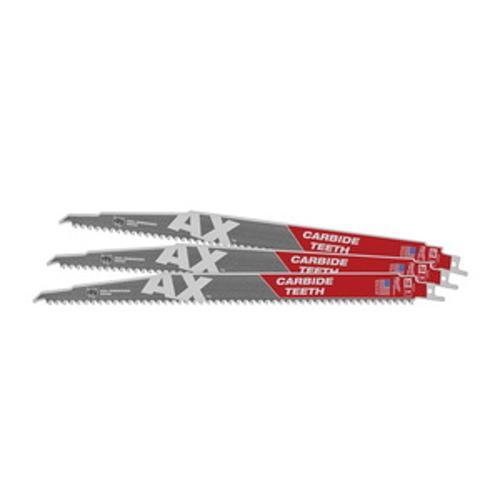 SAWZALL AX with Carbide Blade - Milwaukee 300mm 5TPI