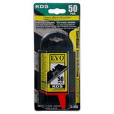 EVO Trapezoid Japanese Replacement Knife Blade 61mm Black 50 pack TB-50B EVO
