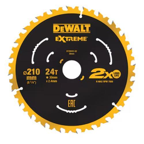 Extreme Circular Saw Blade - DeWalt 210mm 24T