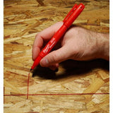 INKZALL Red Permanent Fine Tip Industrial Marker - Milwaukee