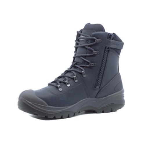 Monza Zip Safety Boot Steel Toe And Midsole Black UK7 - Grisport