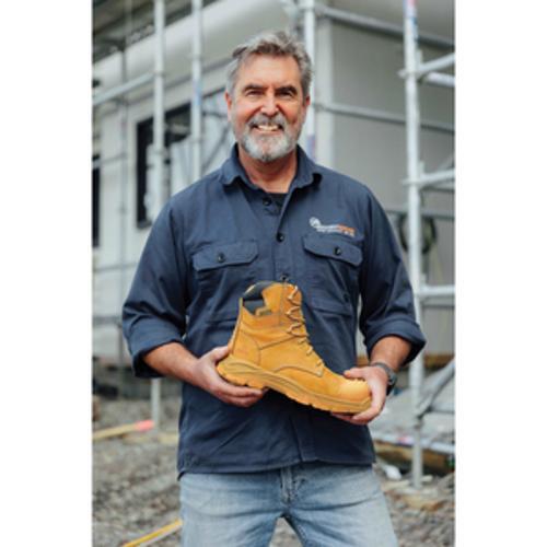 Goldie Zip Waterproof Safety Boot Composite Toe And Midsole EH Wheat UK13 - Apex