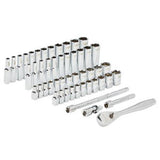 SAE and Metric Socket 50 Piece Set - Milwaukee