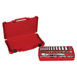 Ratchet And Socket Set 3/8 Inch Drive 28 Piece - SAE 48229408 - Milwaukee