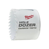 HOLE DOZER Carbide Teeth Bi-Metal Hole Saw - Milwaukee 60mm