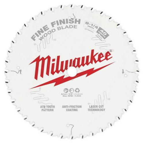 Fine Finish Wood Circular Saw Blade - Milwaukee 210mm 40T