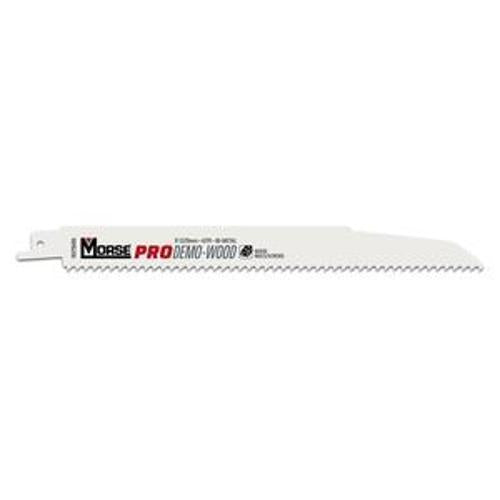 Pro Line Reciprocating Saw Blades Demo-Wood - M K Morse 225mm x 6tpi