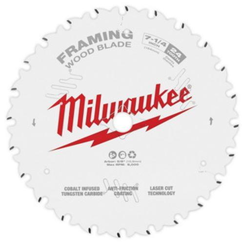 Framing 24T Circular Saw Blade - Milwaukee 184mm
