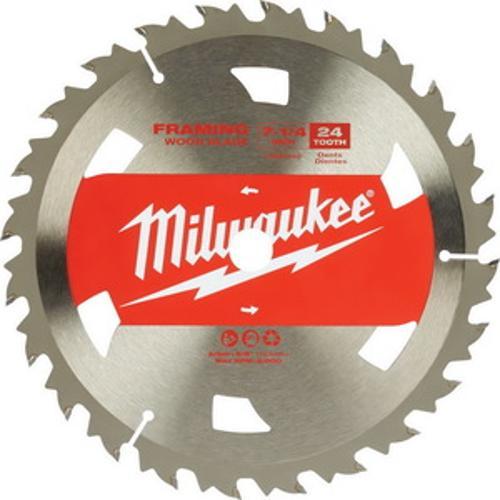 MW Circ Saw Blade 24T Basic Framing - Milwaukee 184mm Each 48418710