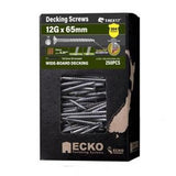 Decking Screw Bugle Head SS304 Wide-Board 12Gx65 - Ecko