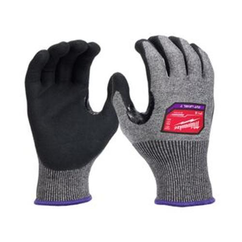 High Dexterity Nitrile Dipped Gloves Cut F 7 Size - Milwaukee M