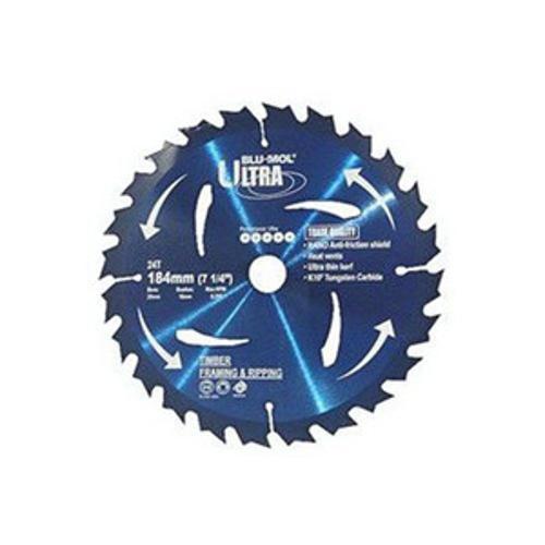 184 x 20mm 24TPI Circular Saw Blade - Blu-Mol