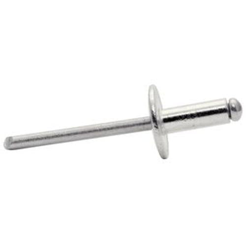 Rivets 4.8 x 12mm Aluminium XL Wide Head and Drill 40 Piece - RAPID