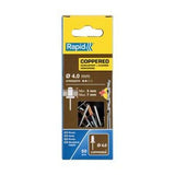 Rivets 4.0 10mm Aluminium Copper and Drill 50 Packs - RAPID