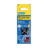 Rivets 4.8 20mm Aluminium XL Wide Head and Drill 25 Pack - RAPID