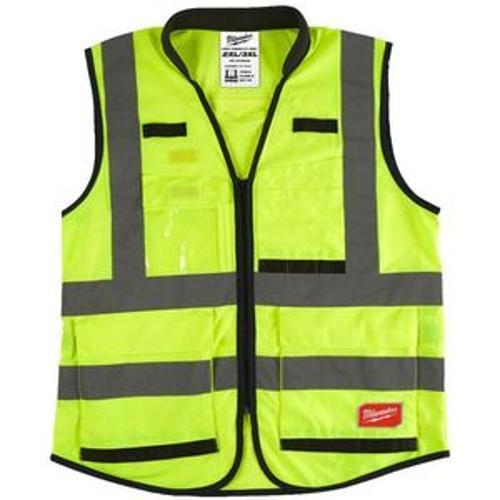 Premium High Visibility Vest Yellow - Milwaukee L/XL