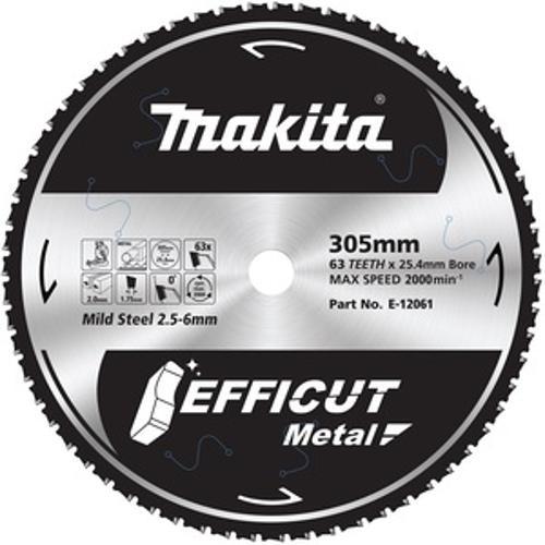 Efficut Circular Saw Blade Metal - Makita 305mm x 63T E-12061