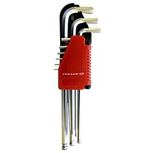 Hex Key Set Ball End Imperial 9 Piece - Fuller