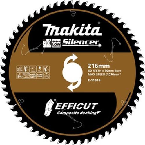 EFFICUT Saw Blade Composite Decking 216 x 60T E-11916 - Makita