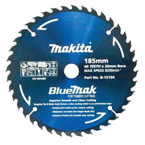 BlueMak blades for Circular saws - Makita 185mm B-15154